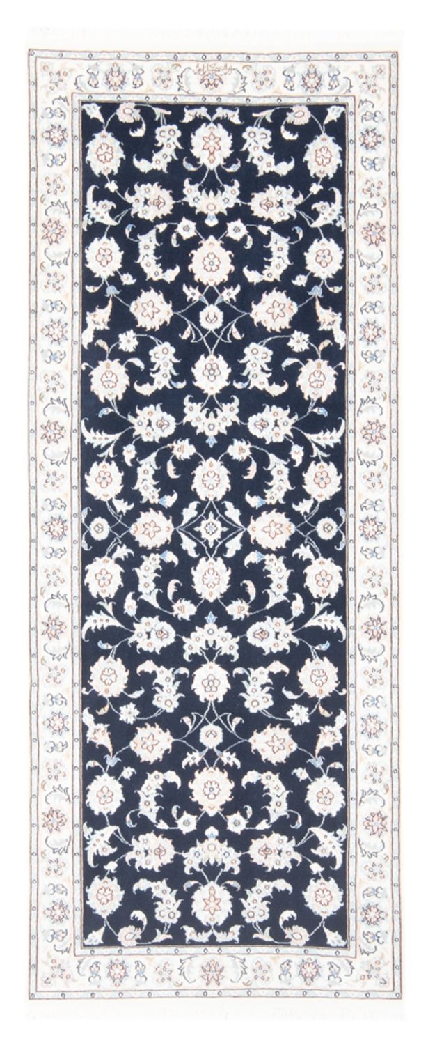 Tappeto corsia Tappeto Persero - Nain - Reale - 194 x 80 cm - blu scuro