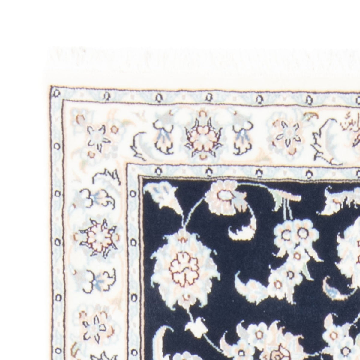 Tappeto corsia Tappeto Persero - Nain - Reale - 194 x 80 cm - blu scuro