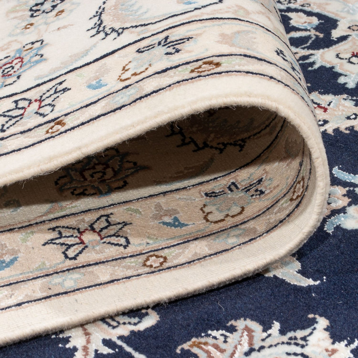 Tappeto Persero - Nain - Premio - 300 x 247 cm - blu scuro