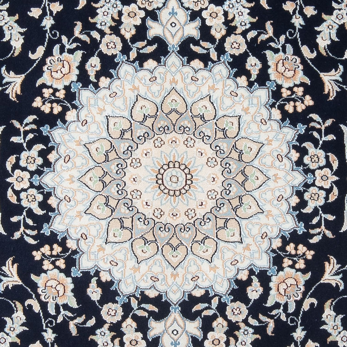 Tappeto Persero - Nain - Premio - 195 x 150 cm - blu scuro