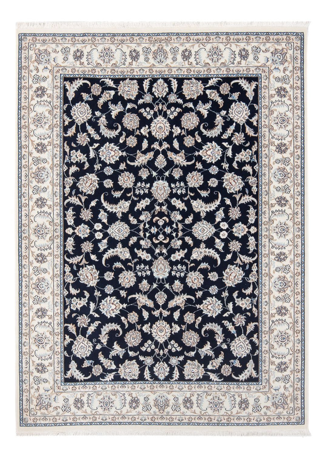 Tappeto Persero - Nain - Premio - 205 x 148 cm - blu scuro