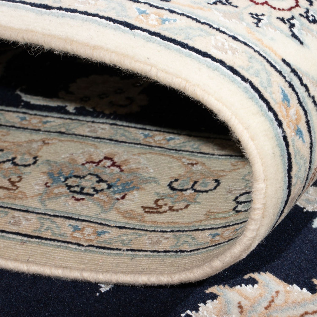 Tappeto corsia Tappeto Persero - Nain - Premio - 352 x 82 cm - blu scuro
