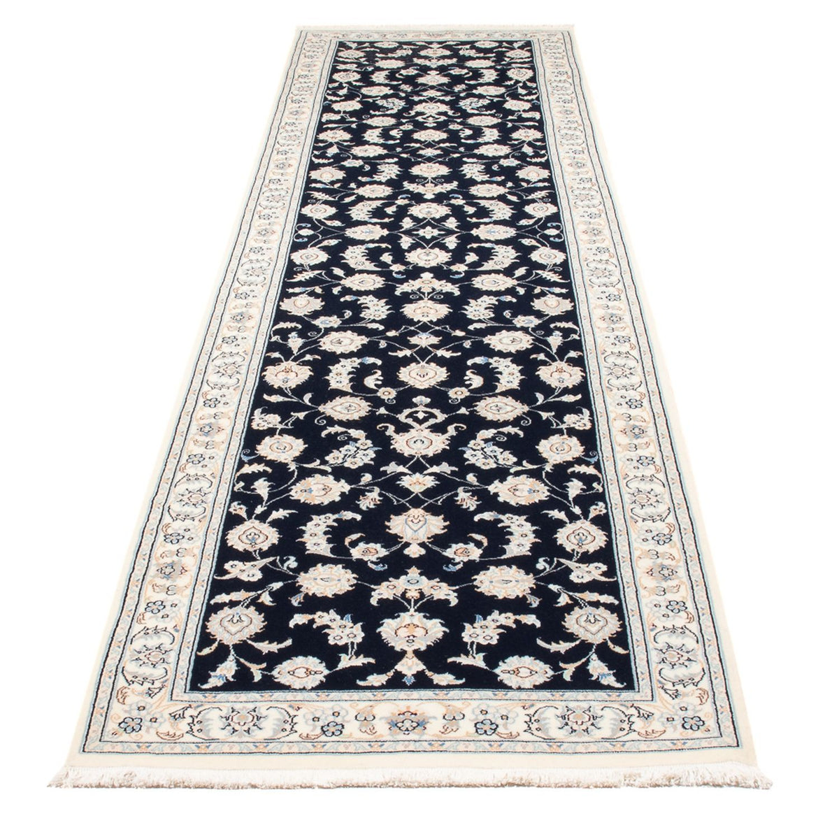 Tappeto corsia Tappeto Persero - Nain - Premio - 352 x 82 cm - blu scuro