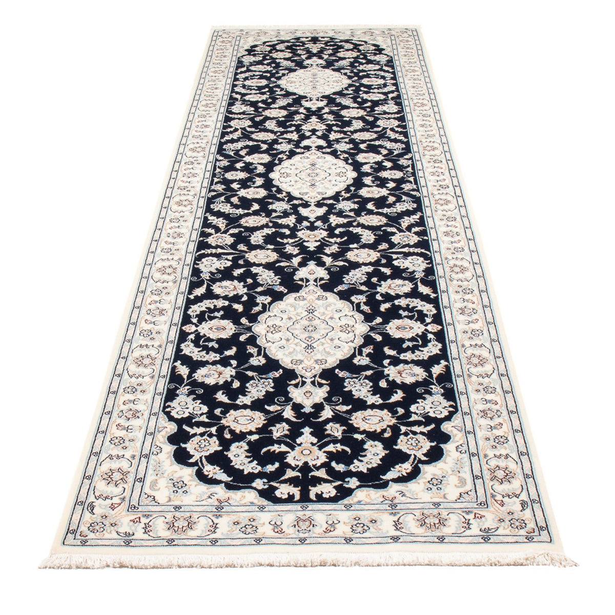 Tappeto corsia Tappeto Persero - Nain - Premio - 340 x 85 cm - blu scuro