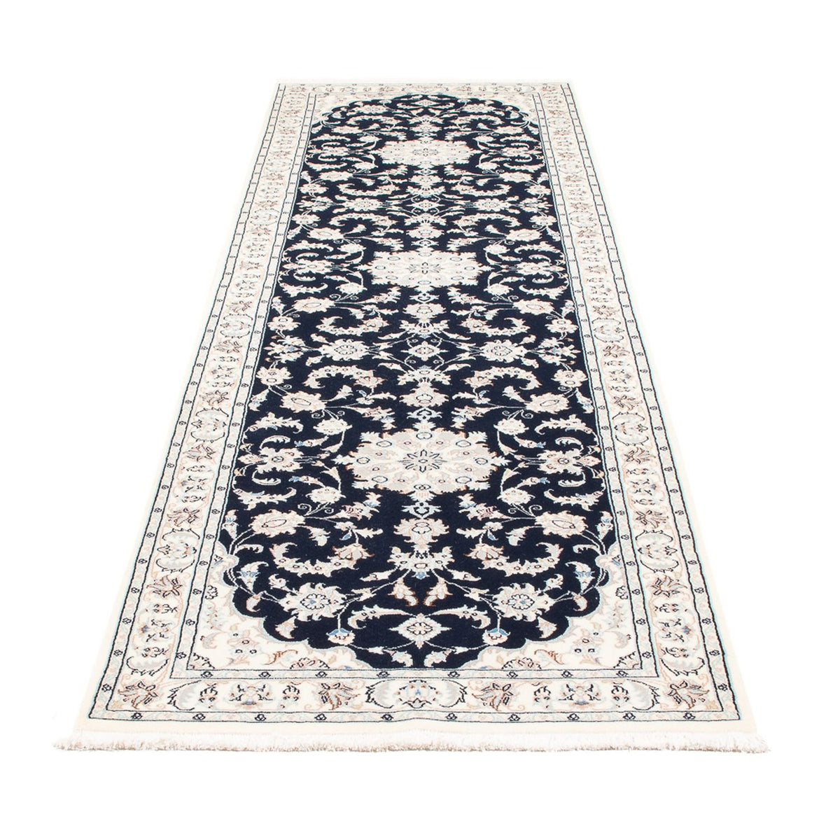 Tappeto corsia Tappeto Persero - Nain - Premio - 297 x 82 cm - blu scuro