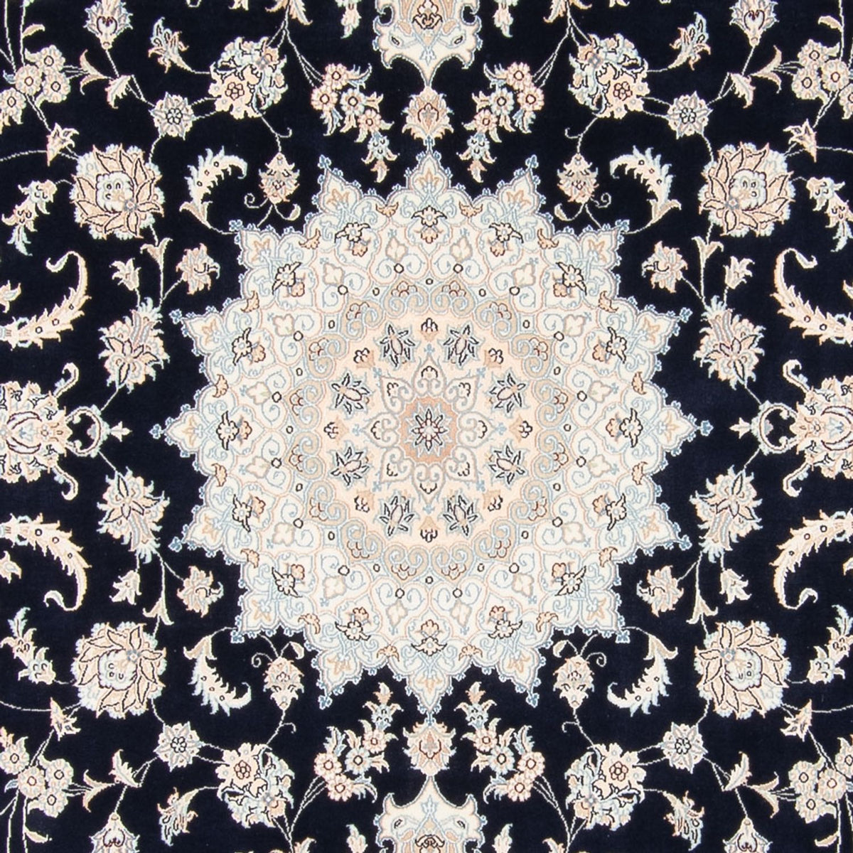 Tappeto Persero - Nain - 278 x 223 cm - blu scuro