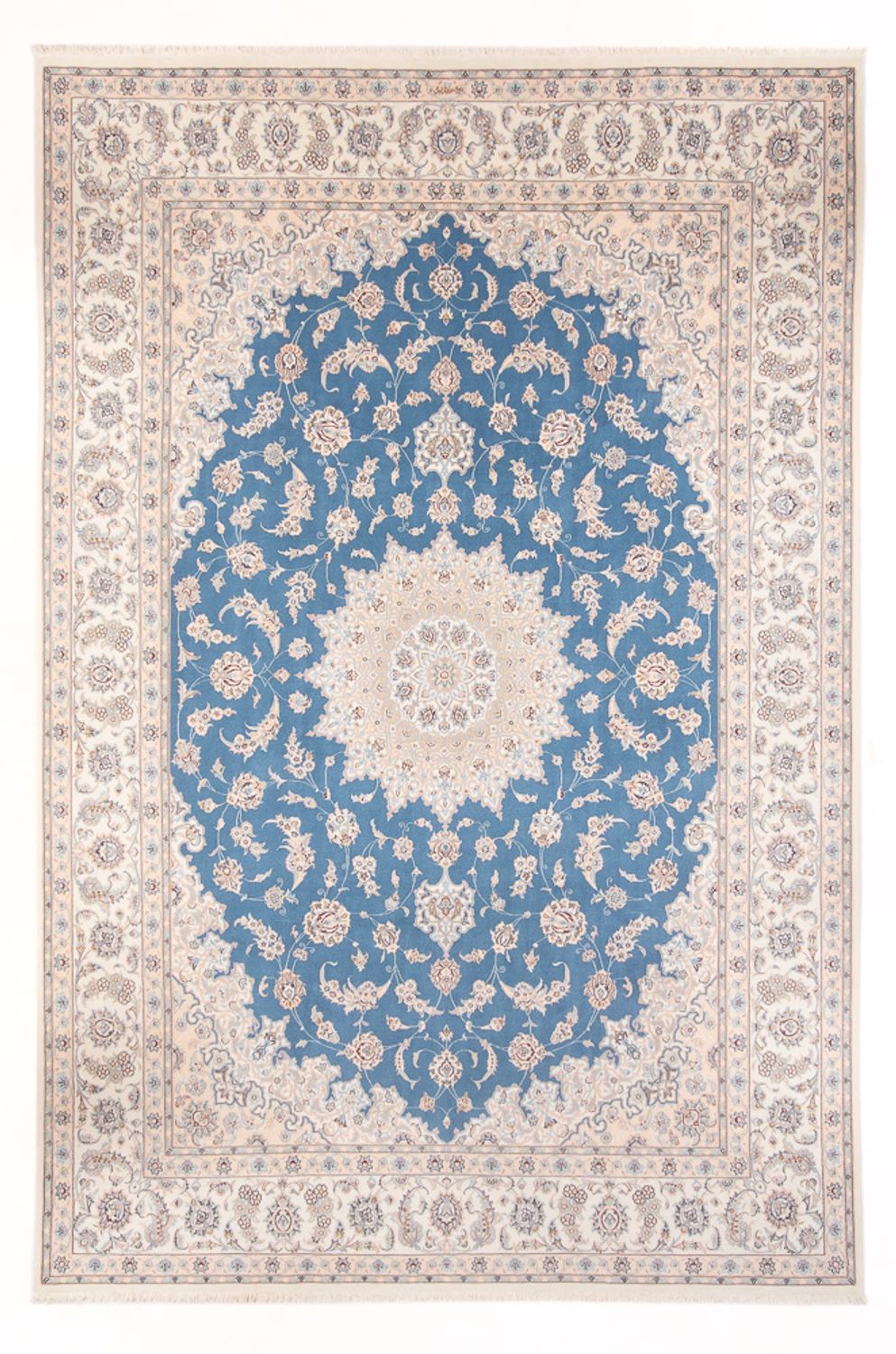 Tappeto Persero - Nain - Premio - 348 x 245 cm - blu chiaro