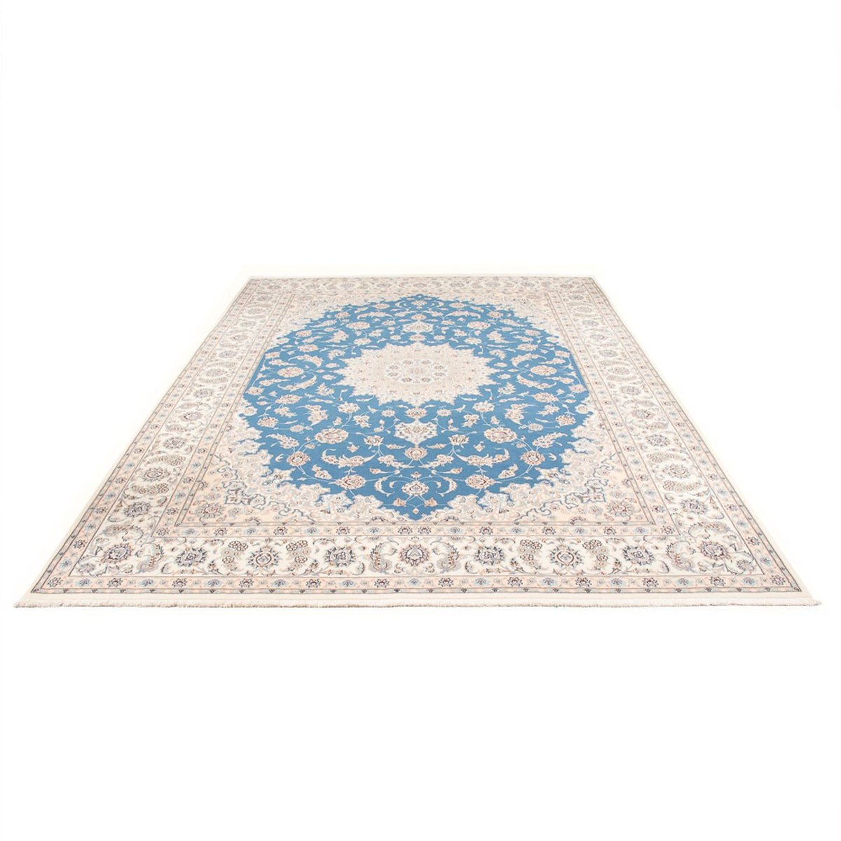 Tappeto Persero - Nain - Premio - 348 x 245 cm - blu chiaro