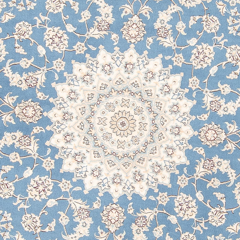 Tappeto Persero - Nain rotondo  - 200 x 200 cm - blu chiaro