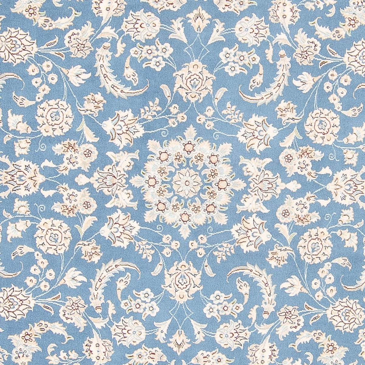 Tappeto Persero - Nain rotondo  - 212 x 203 cm - blu chiaro