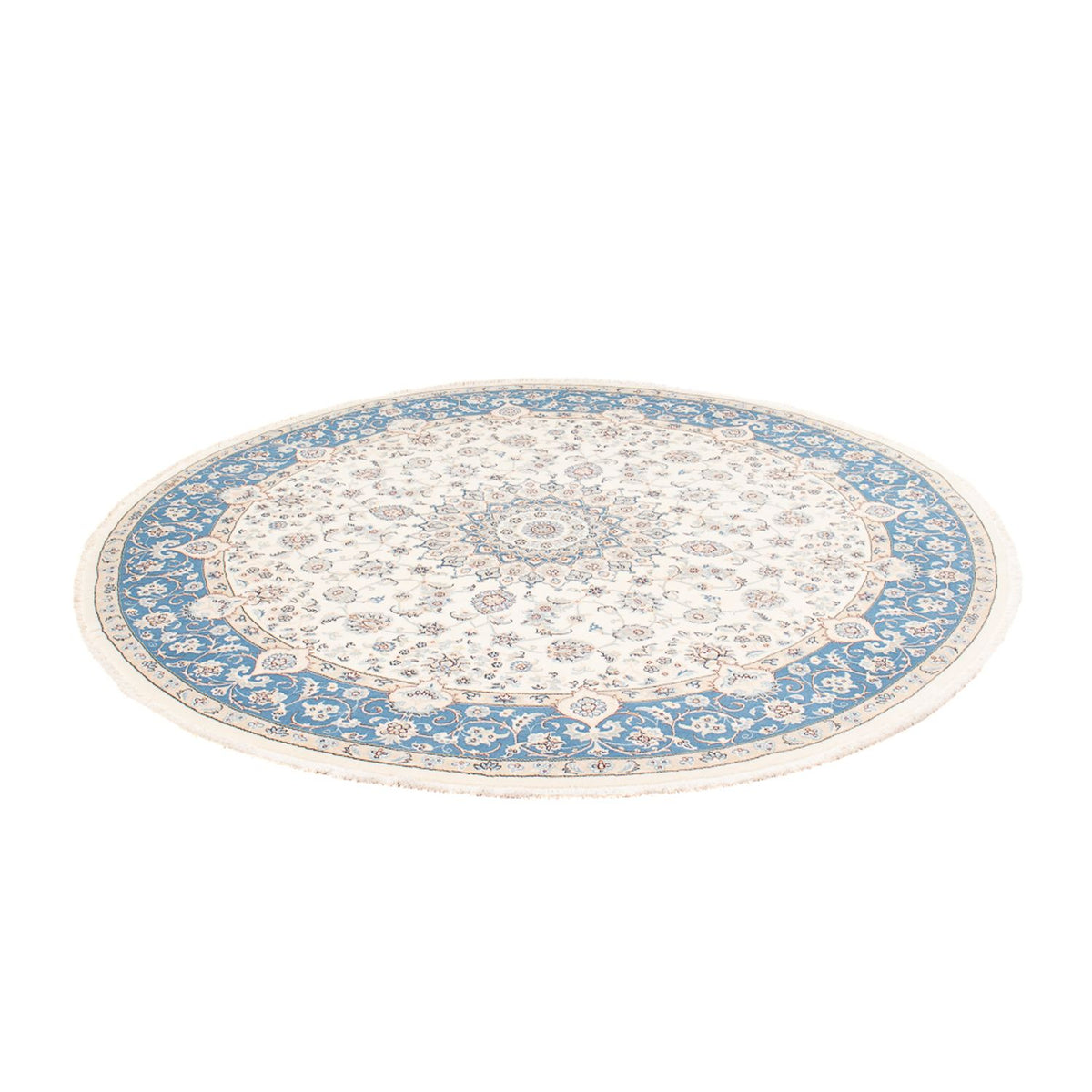 Tappeto Persero - Nain rotondo  - 197 x 196 cm - crema