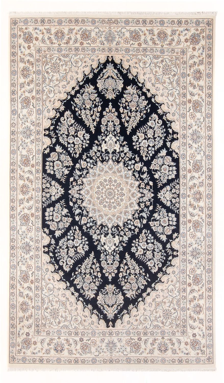 Tappeto Persero - Nain - Premio - 302 x 197 cm - blu scuro