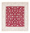 Tappeto Persero - Nain quadrato  - 215 x 195 cm - rosso