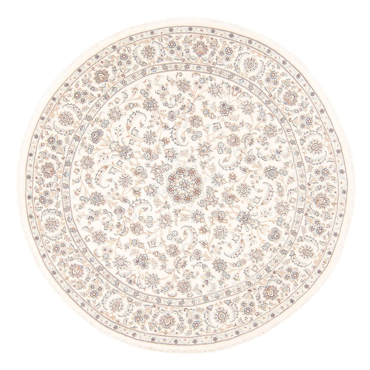 Tappeto Persero - Nain rotondo  - 203 x 200 cm - crema