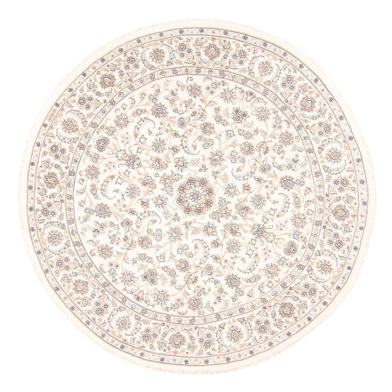 Tappeto Persero - Nain rotondo  - 203 x 200 cm - crema