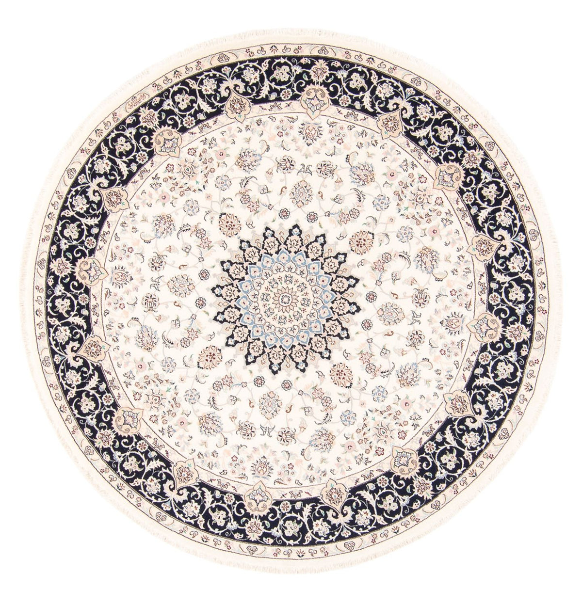Tappeto Persero - Nain rotondo  - 200 x 200 cm - crema