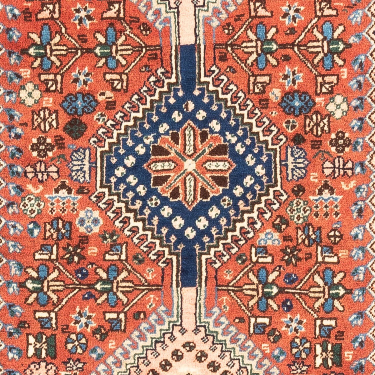 Tappeto corsia Tappeto Persero - Nomade - 203 x 83 cm - rosso