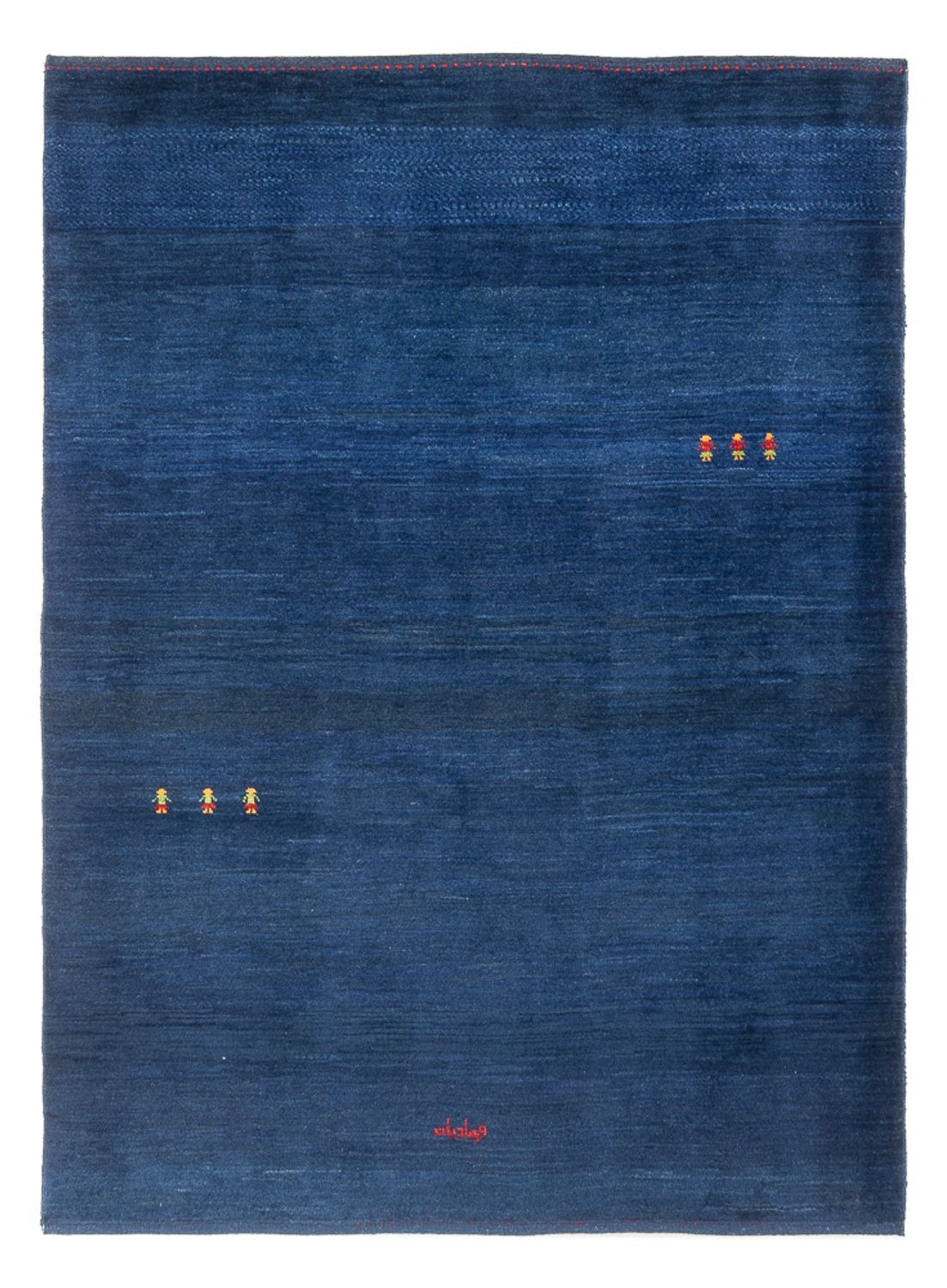 Tappeto Gabbeh - Persero - 195 x 155 cm - blu scuro