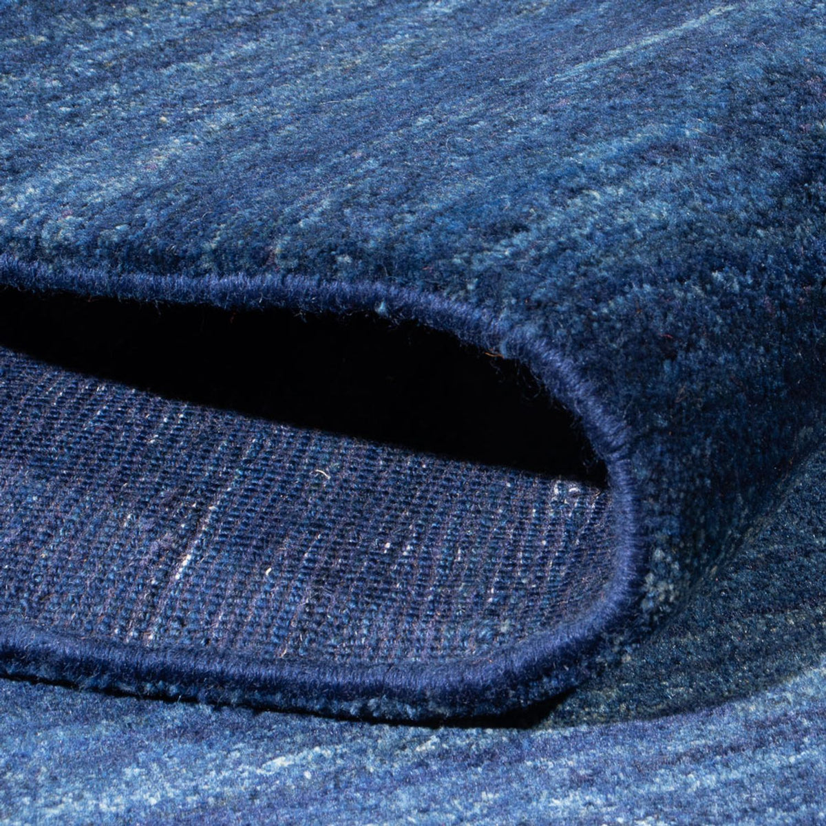 Tappeto Gabbeh - Persero - 190 x 150 cm - blu scuro