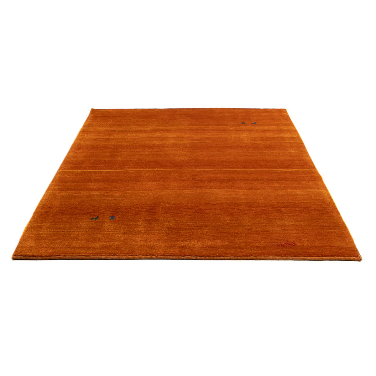 Tappeto Gabbeh - Persero - 203 x 142 cm - arancione