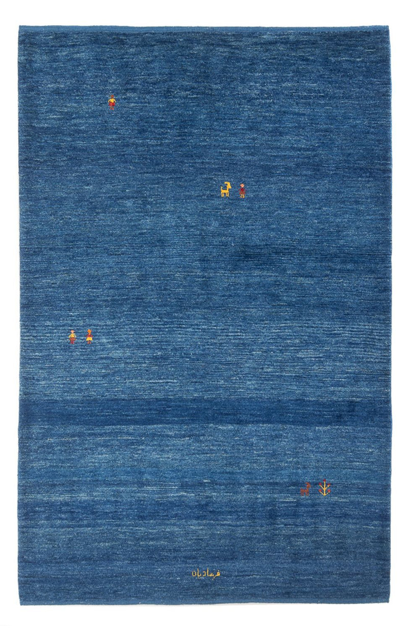 Tappeto Gabbeh - Persero - 205 x 145 cm - blu scuro