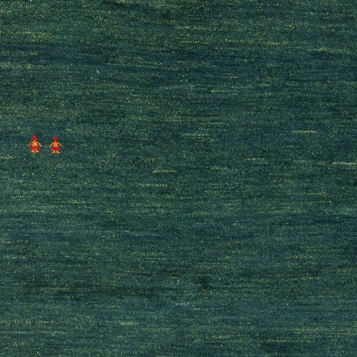 Tappeto Gabbeh - Persero - 205 x 140 cm - verde scuro