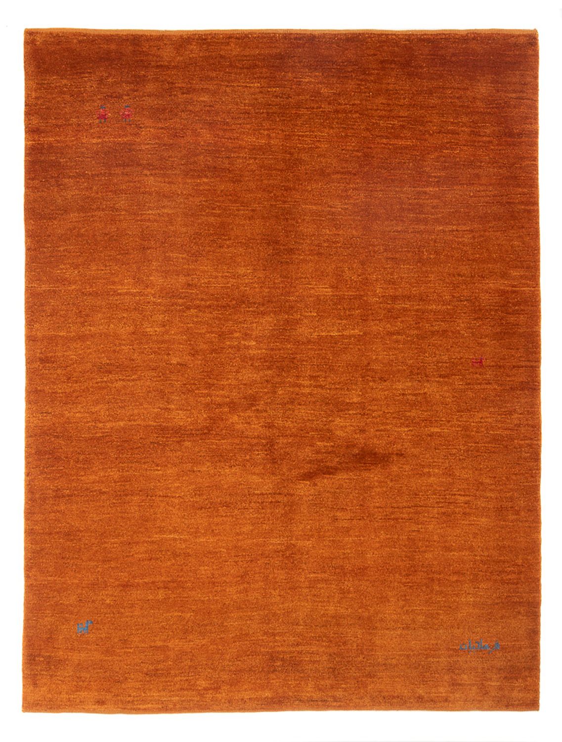 Tappeto Gabbeh - Persero - 203 x 154 cm - arancione