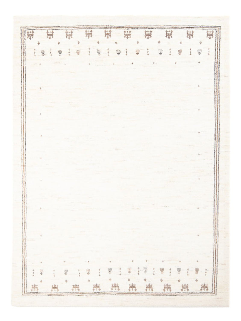 Tappeto Gabbeh - Persero - 198 x 150 cm - bianco