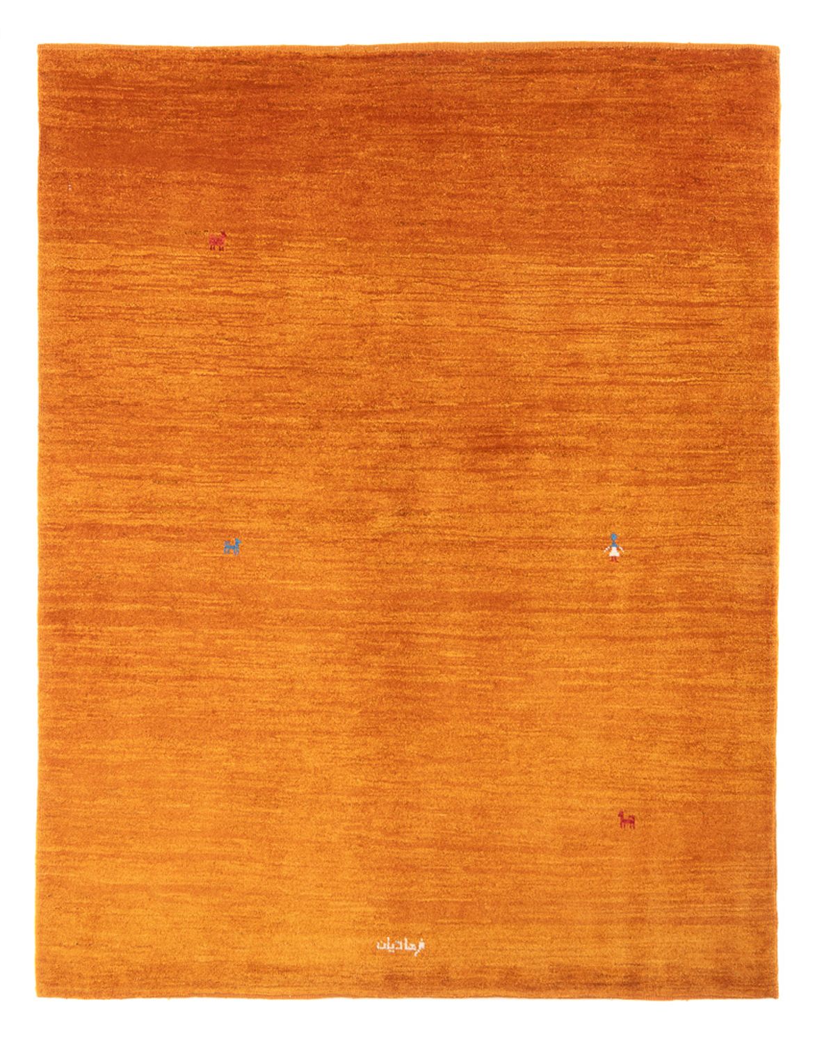 Tappeto Gabbeh - Persero - 193 x 150 cm - arancione