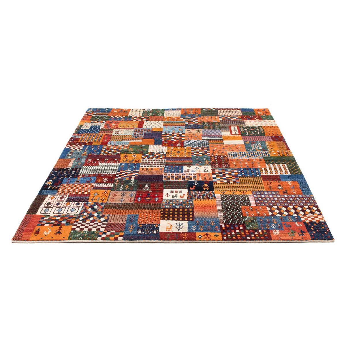 Tappeto Gabbeh - Persero - 198 x 148 cm - multicolore