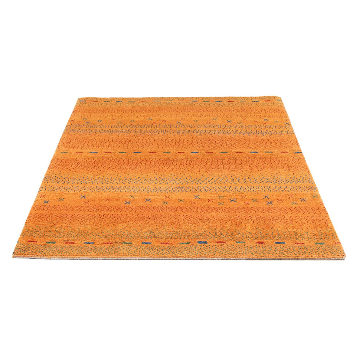 Tappeto Gabbeh - Persero - 153 x 110 cm - arancione