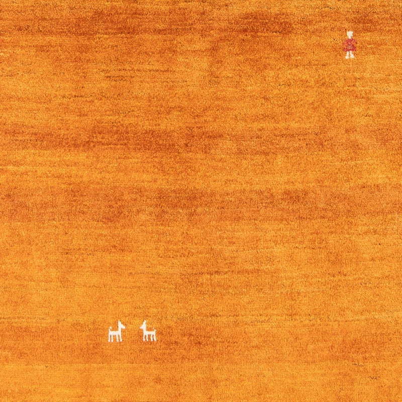 Tappeto Gabbeh - Persero - 196 x 150 cm - arancione