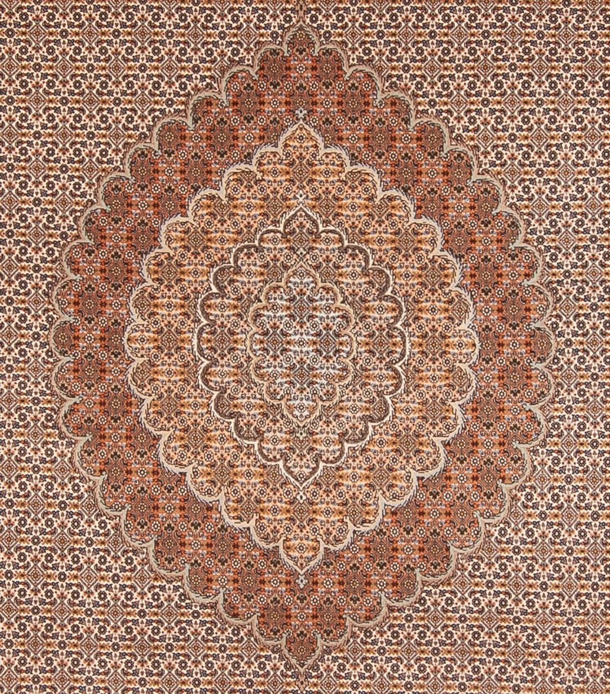Tappeto Persero - Tabriz - 349 x 254 cm - marrone chiaro