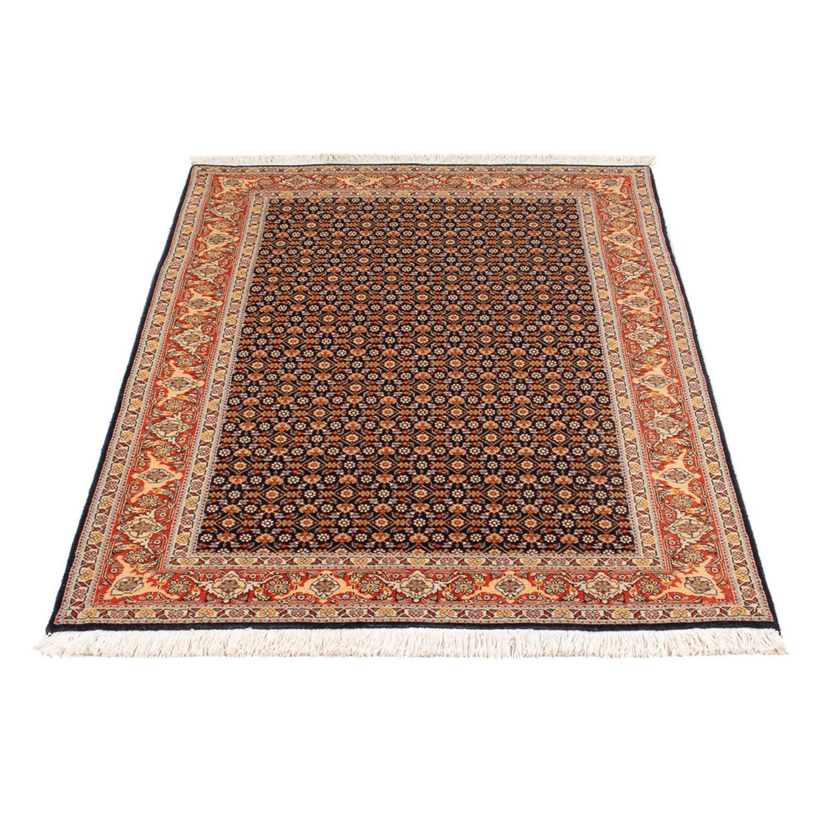 Tappeto Persero - Tabriz - Reale - 120 x 80 cm - blu scuro