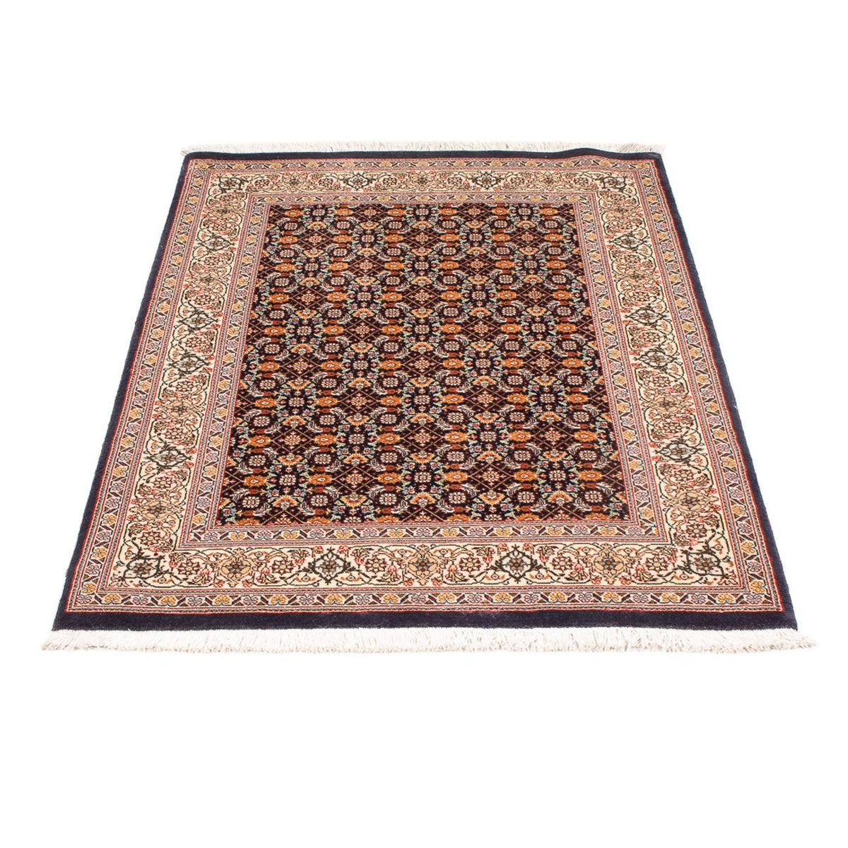 Tappeto Persero - Tabriz - Reale - 116 x 83 cm - blu scuro