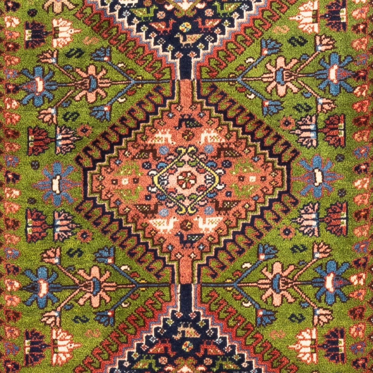 Tappeto corsia Tappeto Persero - Nomade - 193 x 82 cm - verde