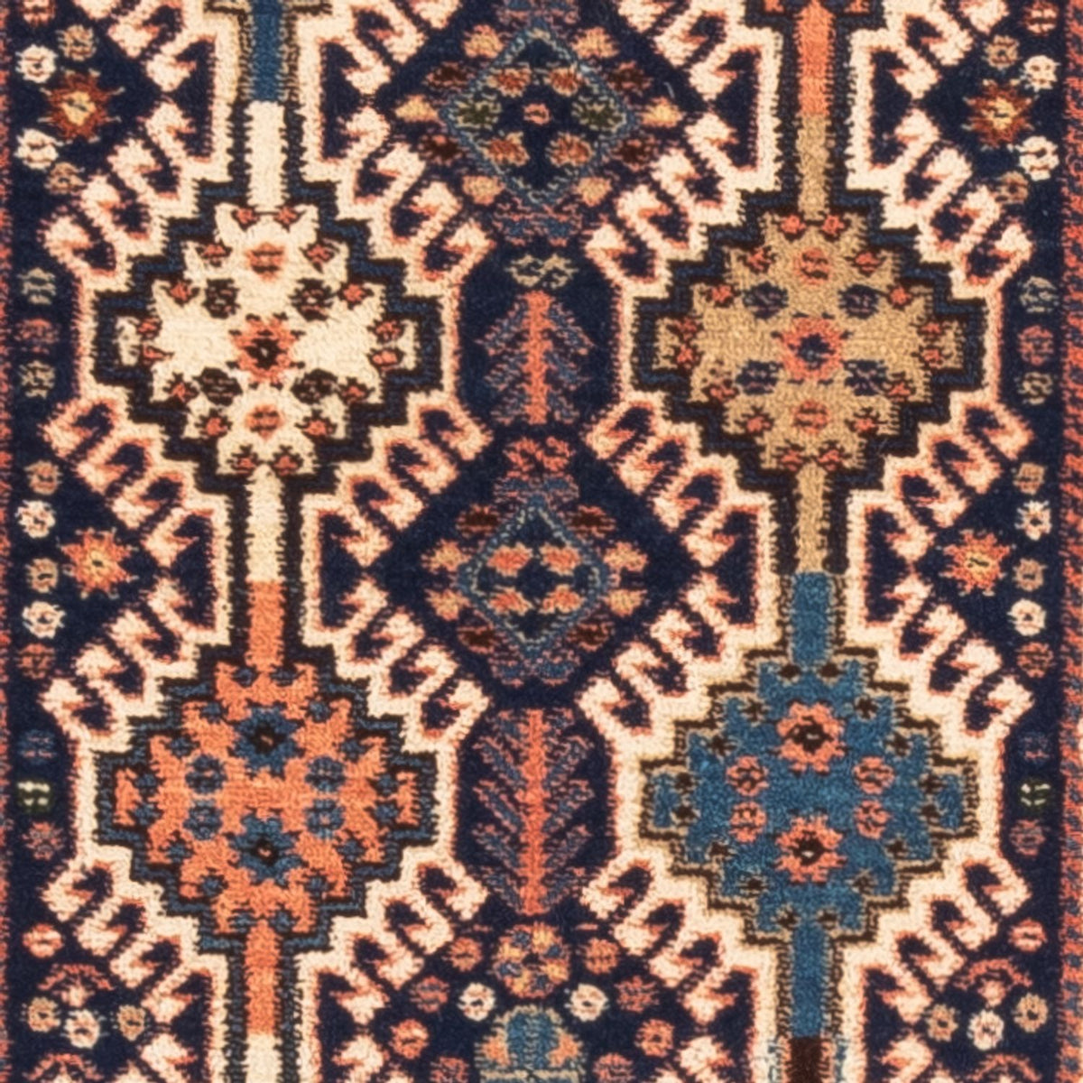 Tappeto corsia Tappeto Persero - Nomade - 140 x 50 cm - blu scuro