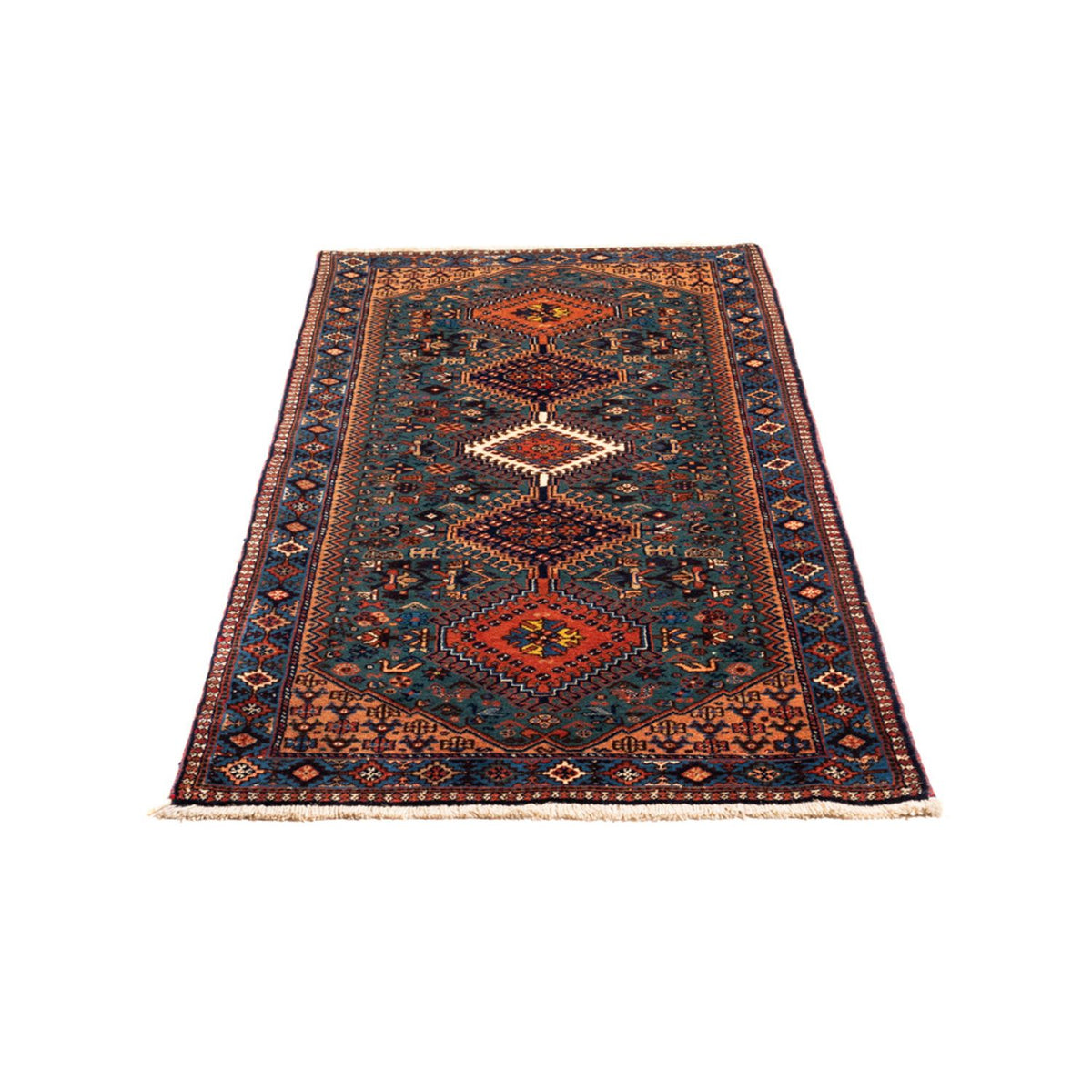 Tappeto corsia Tappeto Persero - Nomade - 196 x 80 cm - blu