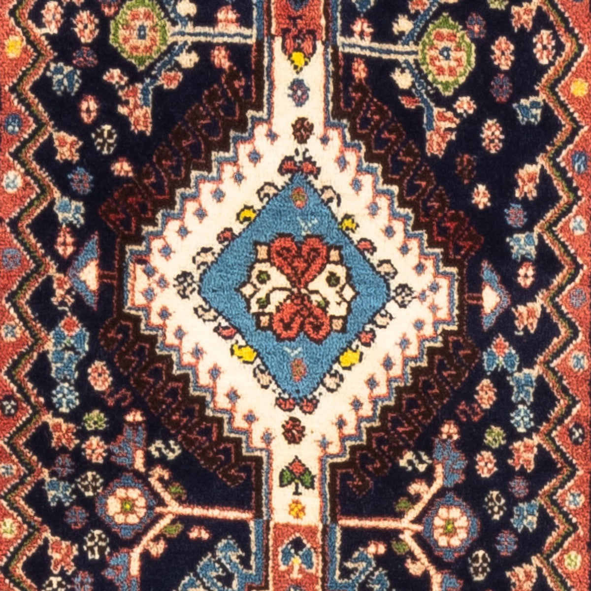 Tappeto corsia Tappeto Persero - Nomade - 187 x 60 cm - blu scuro