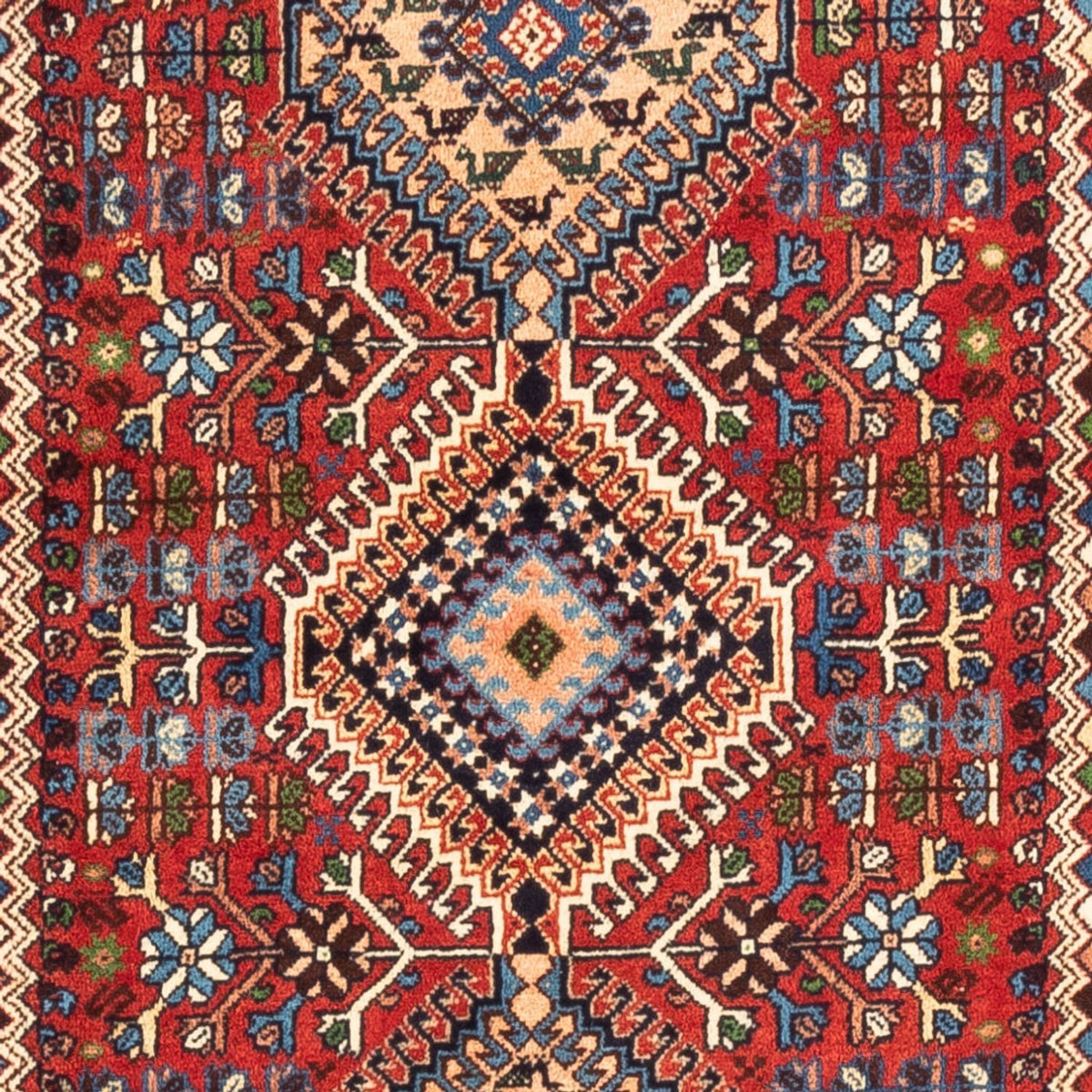 Tappeto corsia Tappeto Persero - Nomade - 196 x 80 cm - rosso