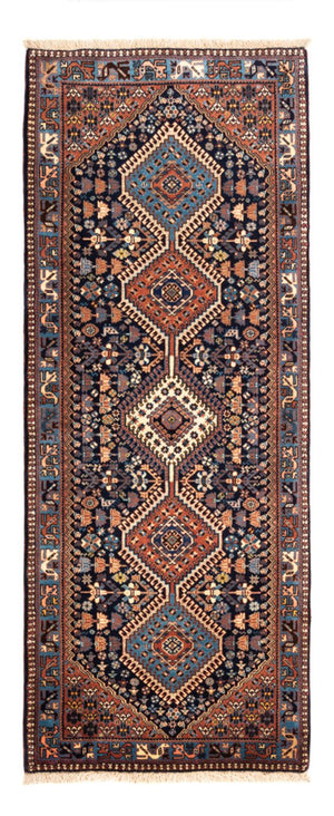Tappeto corsia Tappeto Persero - Nomade - 202 x 84 cm - blu scuro