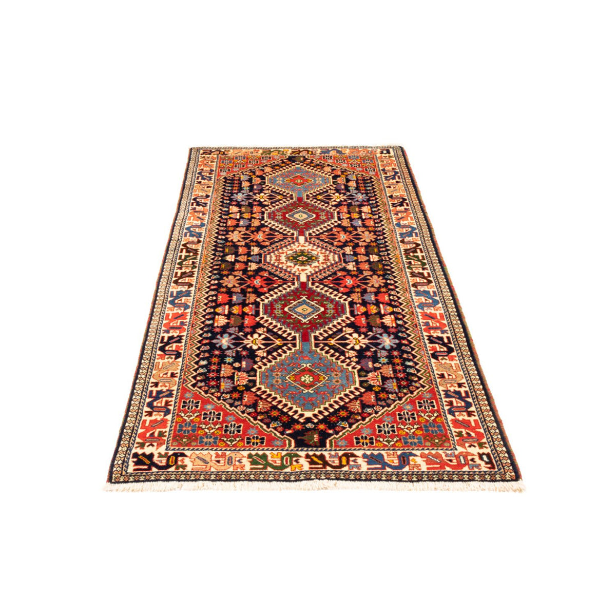 Tappeto corsia Tappeto Persero - Nomade - 207 x 80 cm - blu scuro