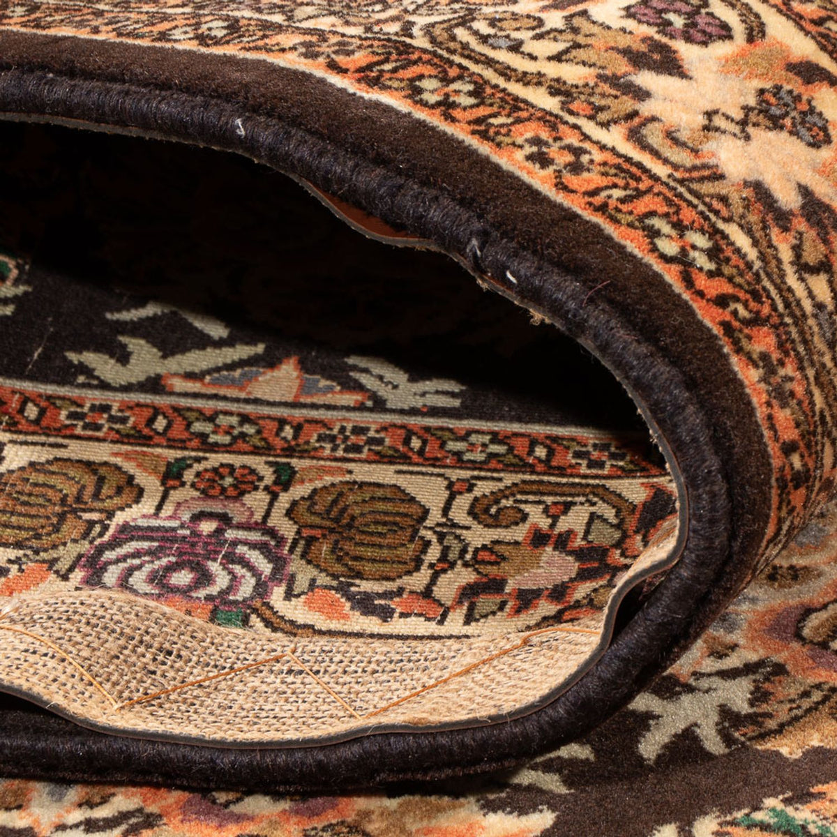 Tappeto corsia Tappeto Persero - Bidjar - 222 x 128 cm - blu scuro