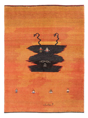 Tappeto Gabbeh - Persero - 196 x 150 cm - multicolore
