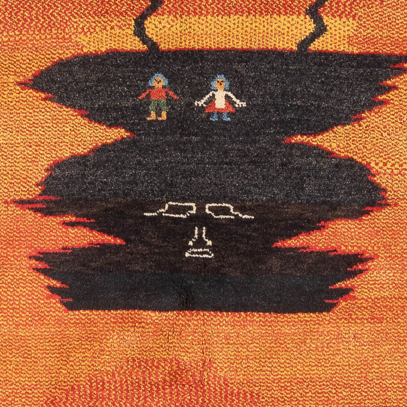 Tappeto Gabbeh - Persero - 196 x 150 cm - multicolore