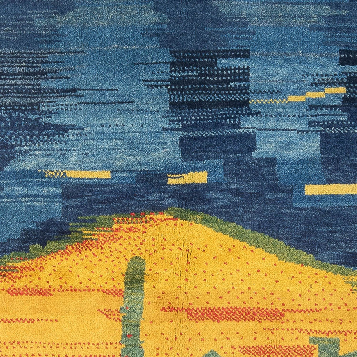 Tappeto Gabbeh - Persero - 206 x 153 cm - multicolore