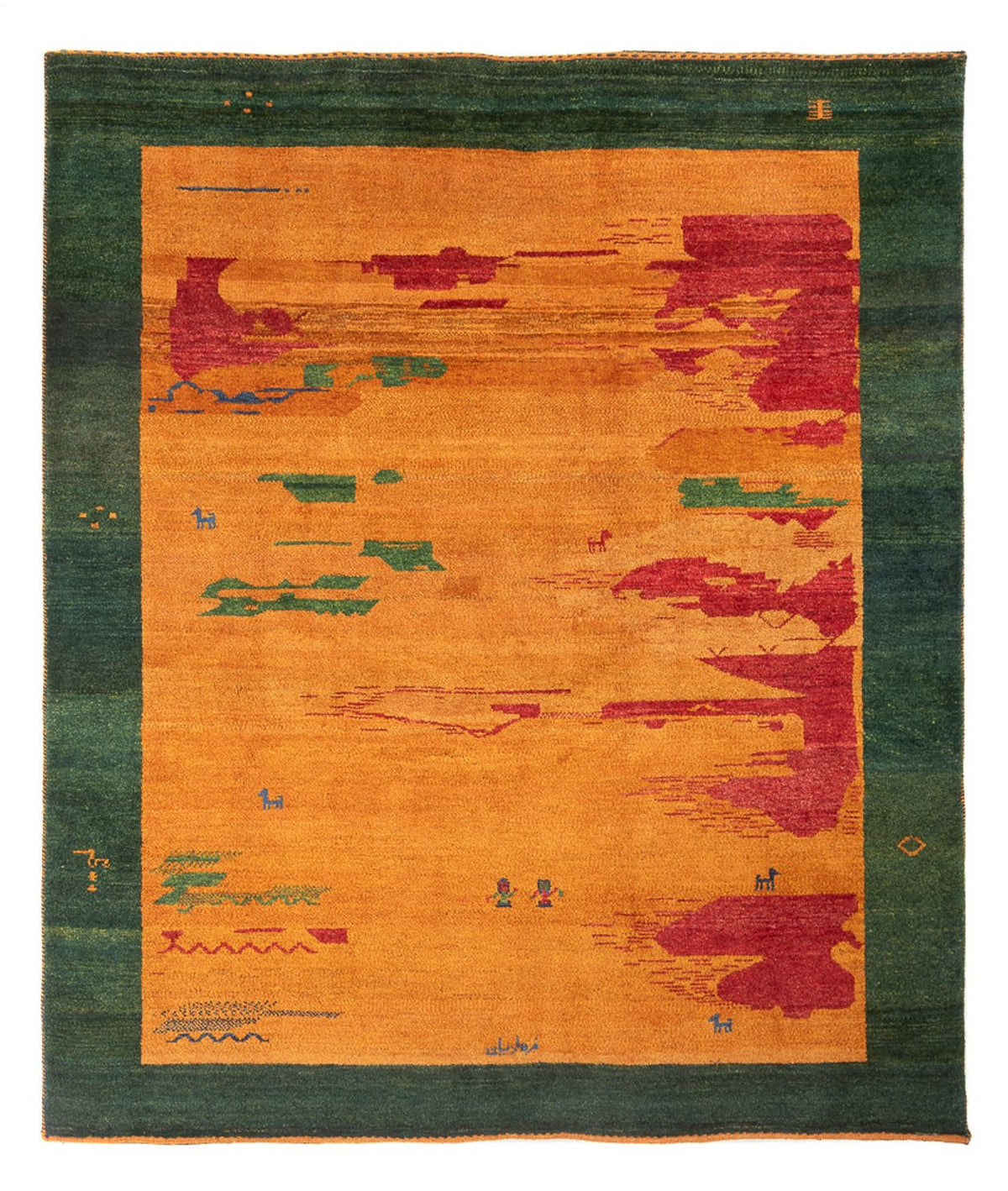 Tappeto Gabbeh - Persero - 228 x 203 cm - multicolore