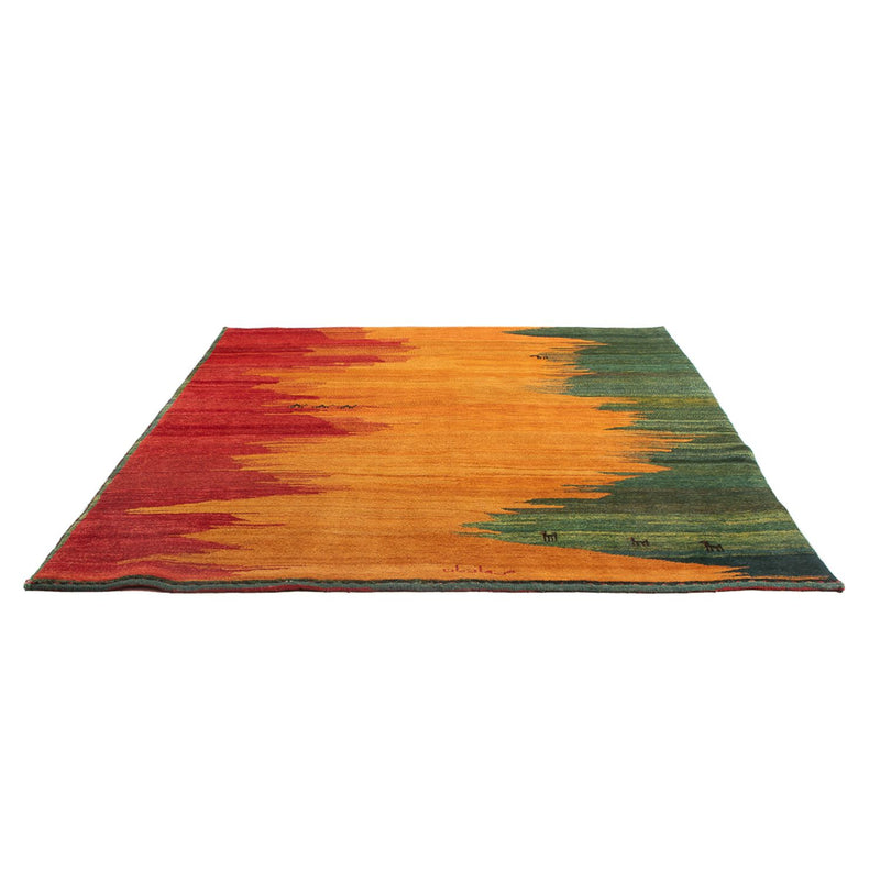 Tappeto Gabbeh - Persero - 226 x 197 cm - multicolore