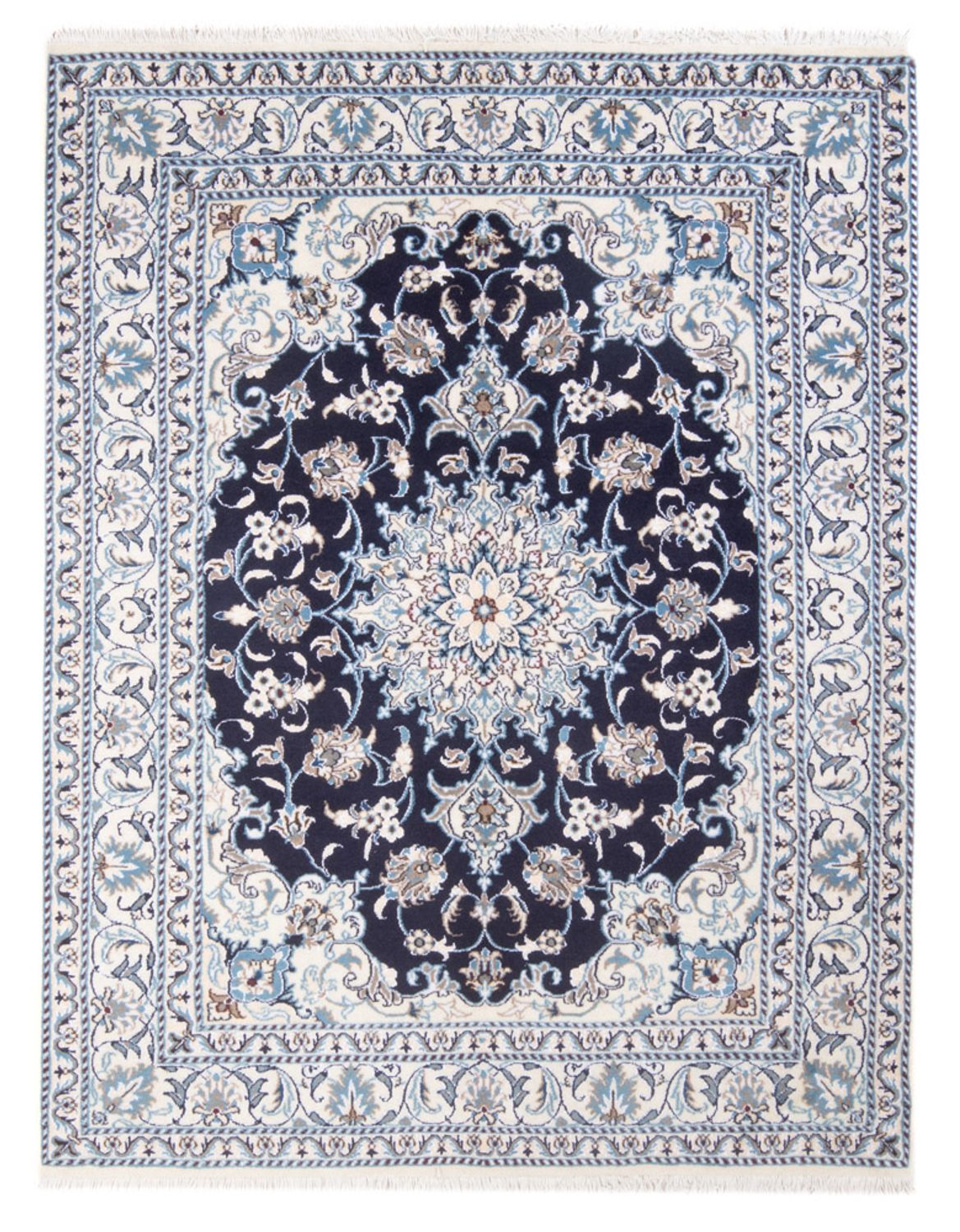 Tappeto Persero - Nain - Reale - 197 x 146 cm - blu scuro