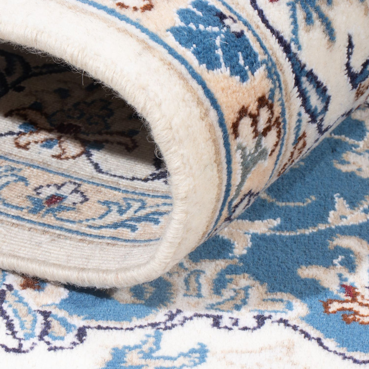 Tappeto Persero - Nain - Reale - 196 x 148 cm - blu